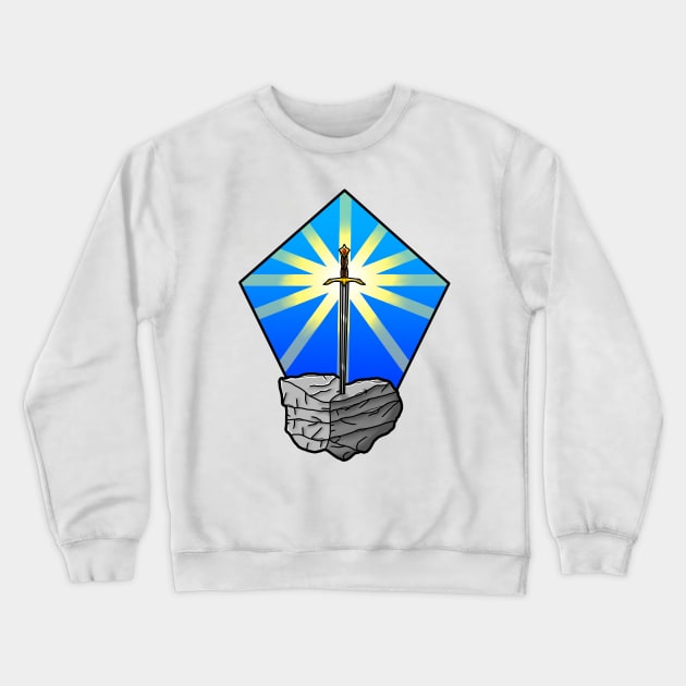 Sword in the stone Crewneck Sweatshirt by Thedruidinks